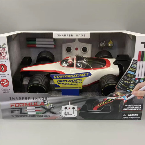 sharper image 电动涂鸦赛车 儿童DIY特色遥控胶胎玩具车