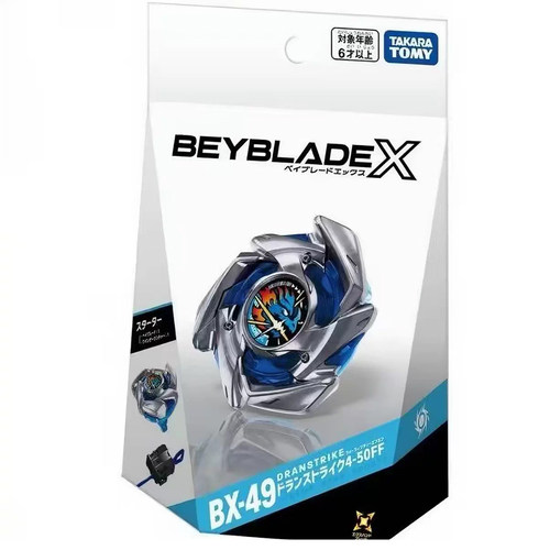多美 TAKARA TOMY BEYBLADE X 爆旋陀螺BX-49 联动剑神 带发射器