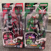 BANDAI万代假面骑士17.5cm发声关节超可动人偶帝骑 双骑模型玩具