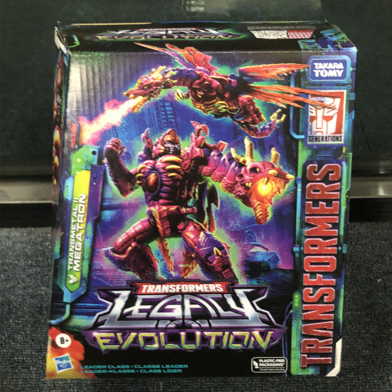 孩之宝变形金刚传世遗产领袖级l级 金属变体Ⅱ红龙威震天模型玩具