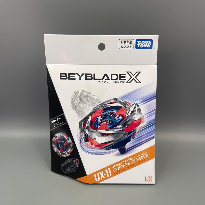 TAKARA TOMY Beyblade X 爆旋陀螺  UX11 9-60LR冲击飞龙战鬥陀螺