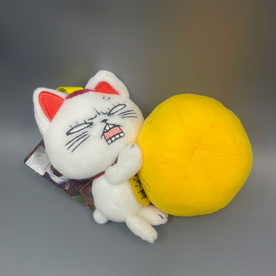 现货SUNRISEPOP胆大党高速婆婆拉线震动公仔毛绒招财猫猫挂件玩具