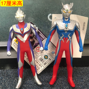BANDAI万代奥特曼大软胶可动人偶公仔赛罗迪迦特利迦超决战怪兽
