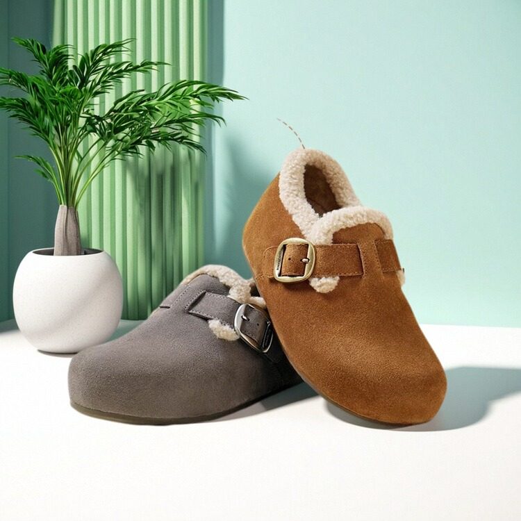 方枪枪同款商场撤柜女鞋全麦吐司勃肯鞋冬季加绒毛毛鞋雪地靴E6V1,女鞋,时尚雪地靴,淘宝优惠券,粉丝福利购,淘宝优惠卷