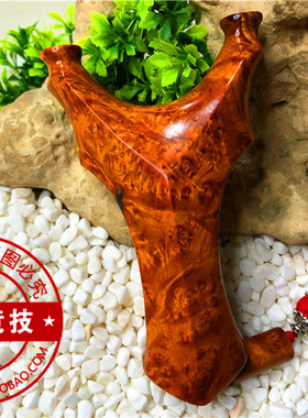 纯手工精品麻梨疙瘩天罡实木扁皮反曲飞虎高档火琉璃弹弓精准木弓