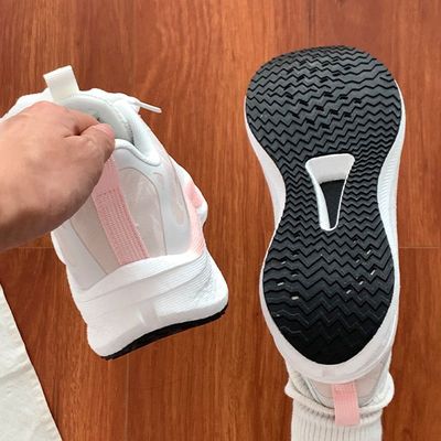 回力女鞋碳板皮面跑鞋