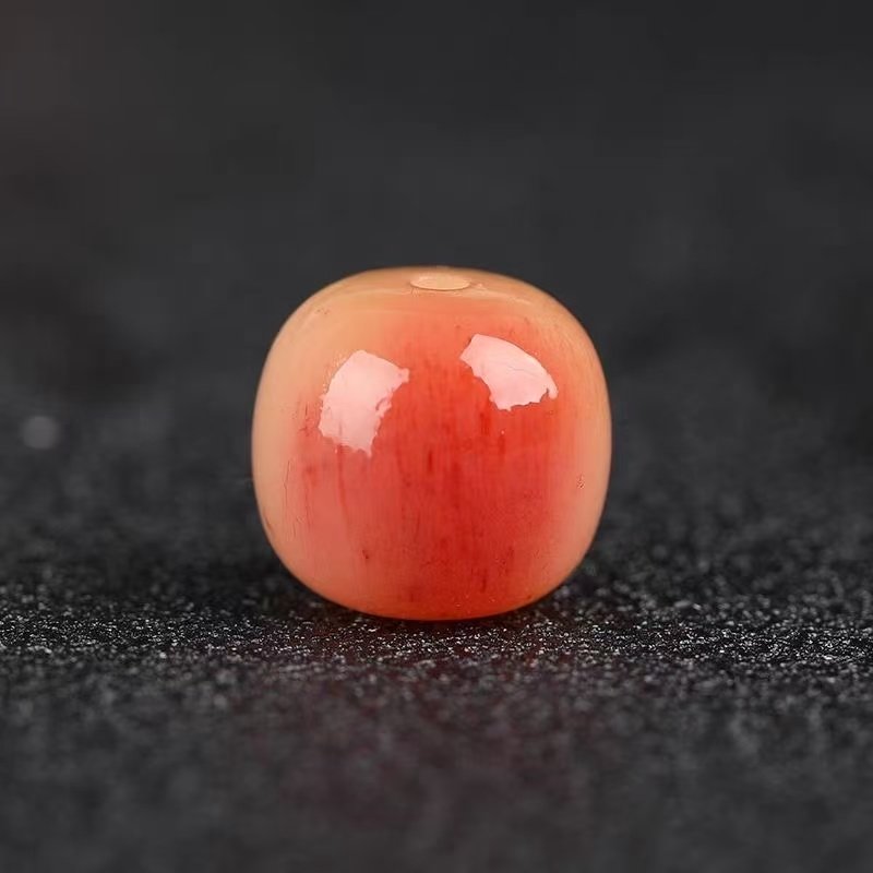 天然满血骆驼骨手串单珠老型桶珠手链佛珠骨头珠子散珠文玩配饰