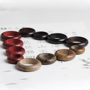 老山檀紫檀绿檀木diy跑环配件圆环手工编织手串项链文玩星月菩提