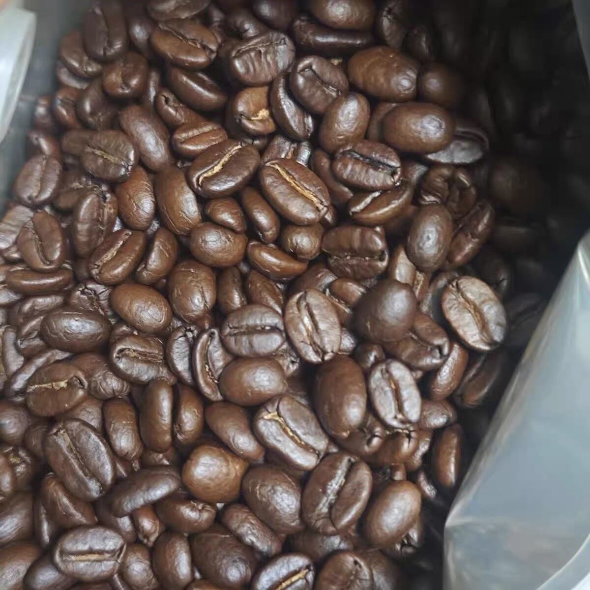 打孔咖啡豆熟豆手串项链车挂素圈吊坠diy咖啡豆颗粒散珠串珠图片
