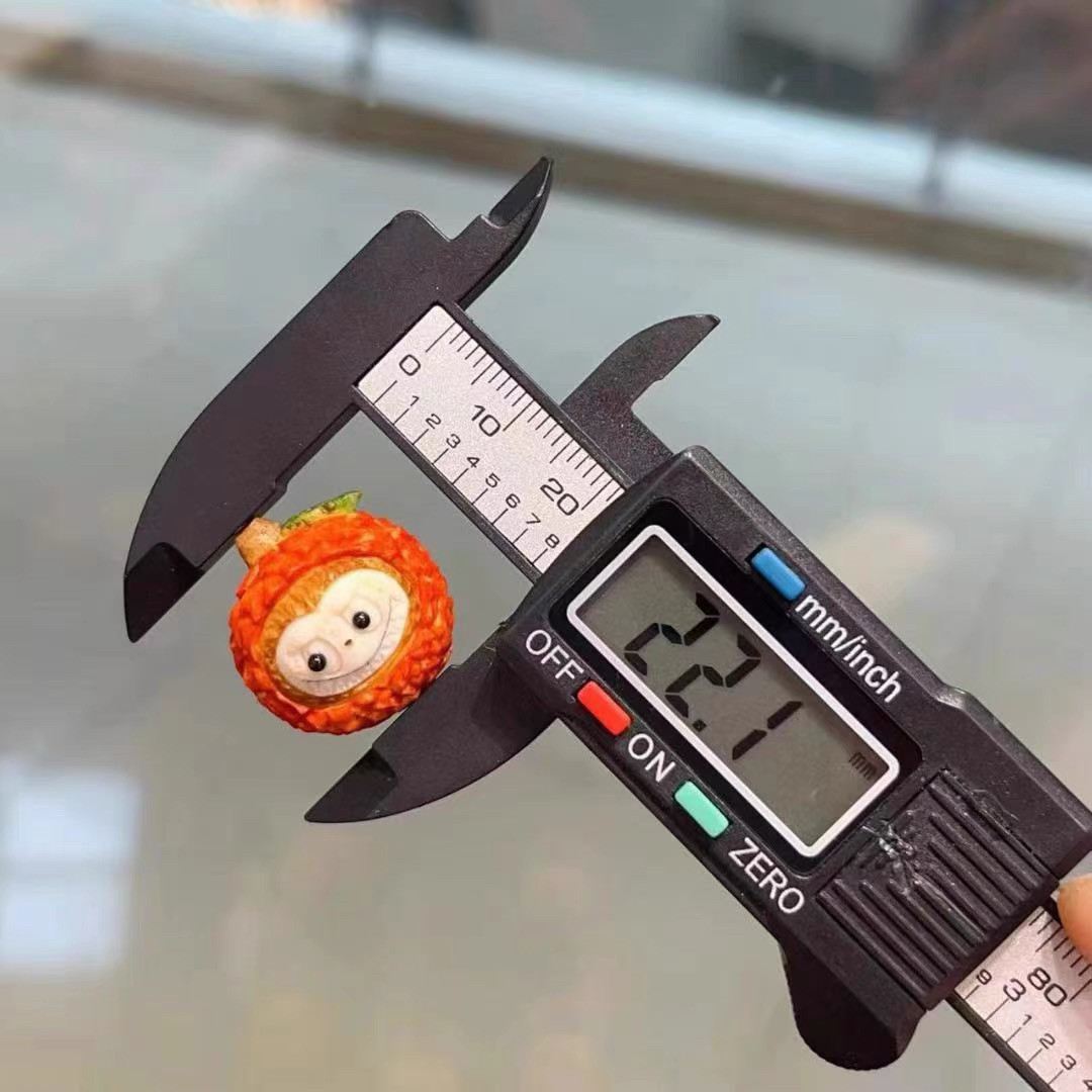 DIY精工鹿角根付荔枝拉布布DIY文玩佛珠手串项链