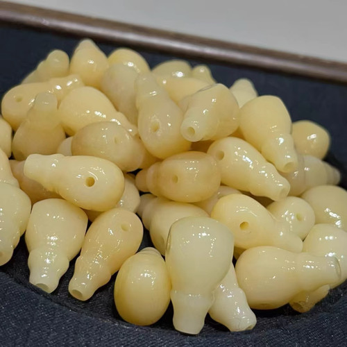 驼骨一体三通diy文玩百香籽菩提佛珠配饰