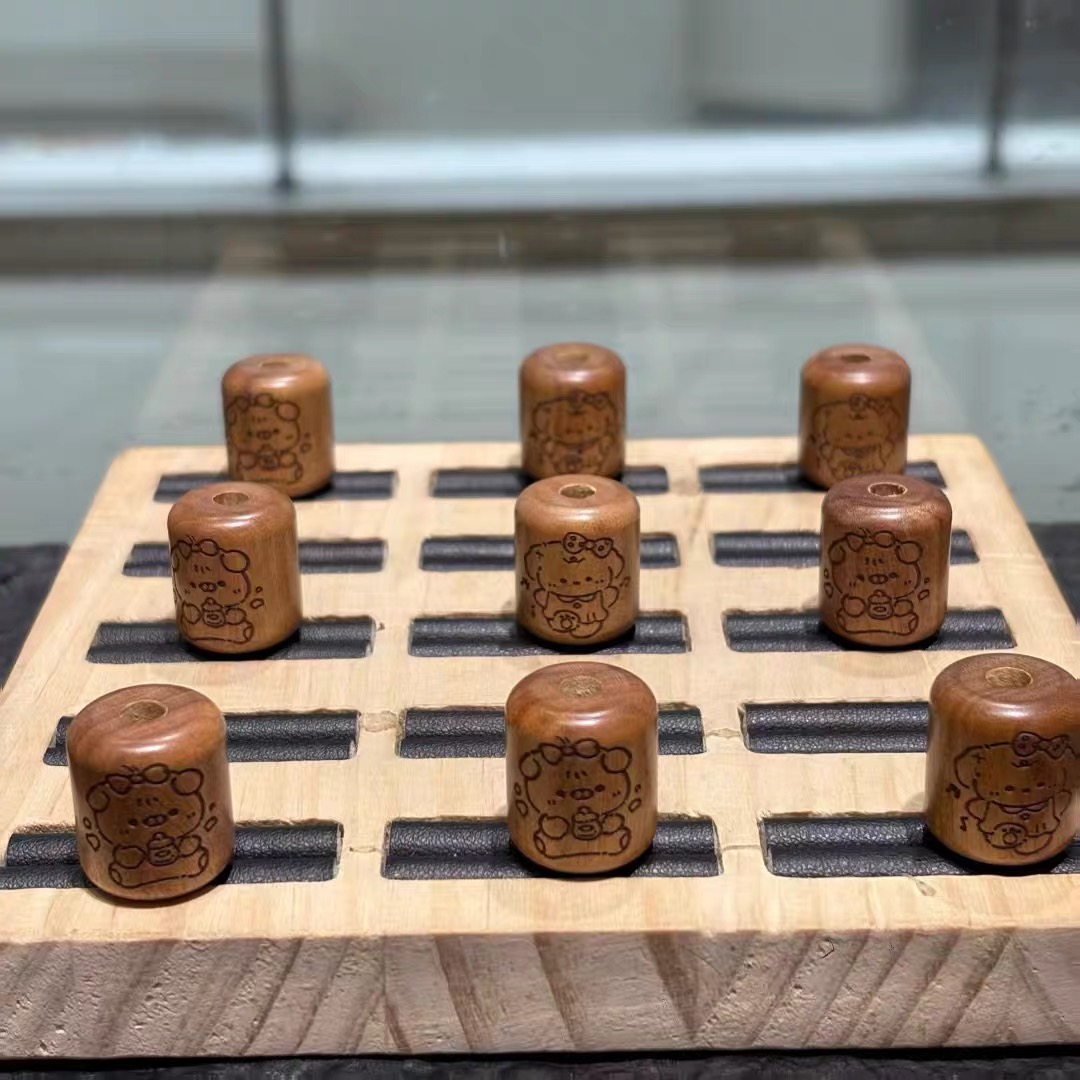 老桃木大孔路路通桶珠可爱奶瓶猪隔珠文玩手串手持佛珠饰品配饰