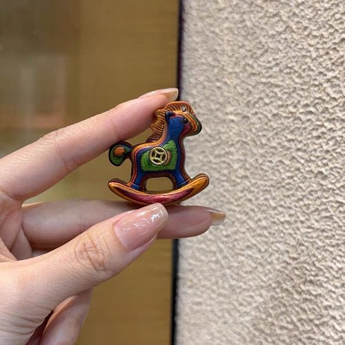 彩虹木马上有钱DIY配件手工材料编绳手链挂件项链手串文玩配饰品