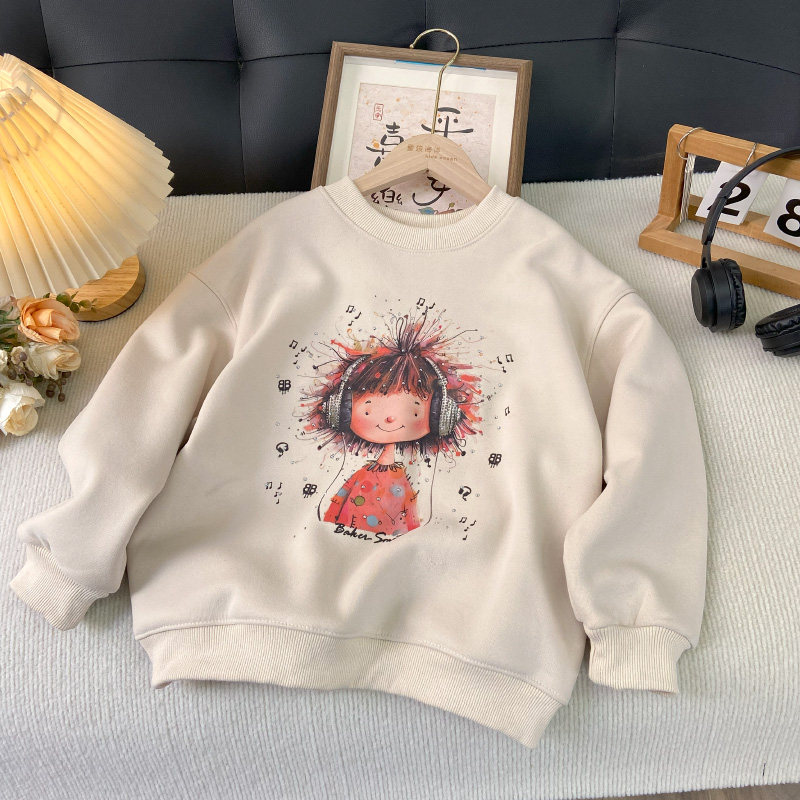 海洋家特价童装 女童秋冬新款卫衣儿童中大童一体绒长袖保暖绒衫,童装/婴儿装/亲子装,卫衣/绒衫,淘宝优惠券,粉丝福利购,淘宝优惠卷