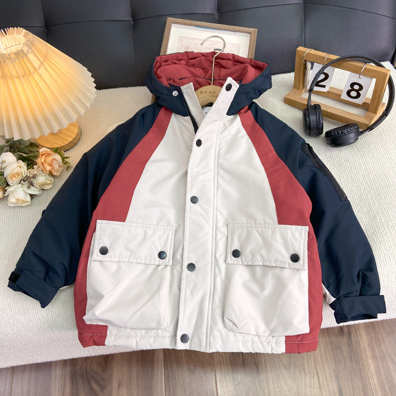 海洋家特价童装男女童秋冬季新款外套夹棉中大童拼色棉服二棉派克,童装/婴儿装/亲子装,普通外套,淘宝优惠券,粉丝福利购,淘宝优惠卷
