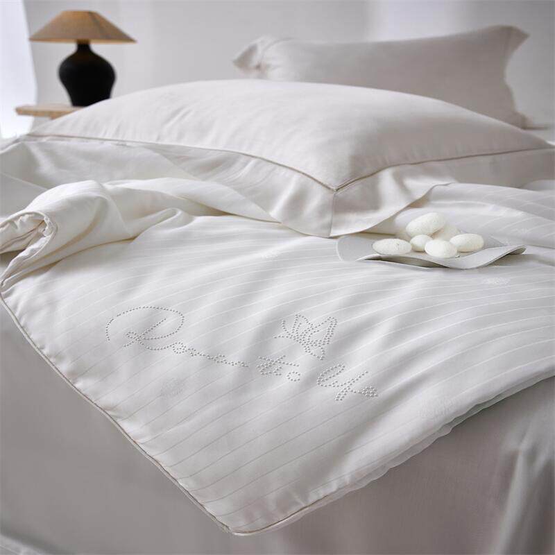 桑蚕丝被子冬被100%全棉蚕丝