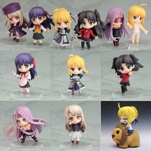 爱玩乐 日版GSC Fate/stay night 伊莉雅Saber小粘土盒蛋人偶包邮