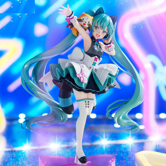 日版初音未来浣熊景品手办包邮