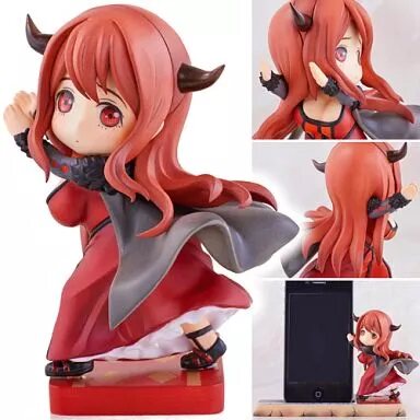 日版魔王勇者红玉之瞳手机架人偶