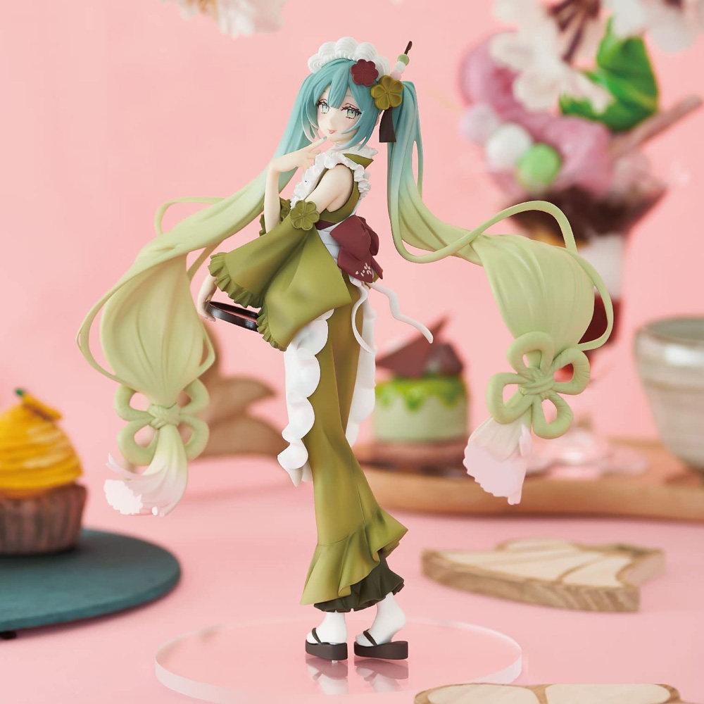 日版初音未来抹茶巴菲景品包邮