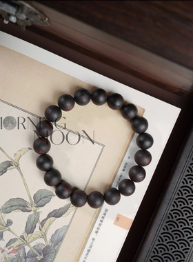 MORNINGMOON椰奶香提神醒脑10mm*17颗天然醇香韵香木手链男女款香