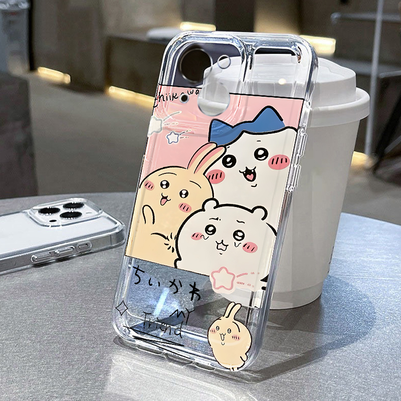 三只吉卡哇看星适用苹果16promax手机壳iphone14PRO华为mate60pro透明Pura70荣耀300女reno13保护套s20小米15