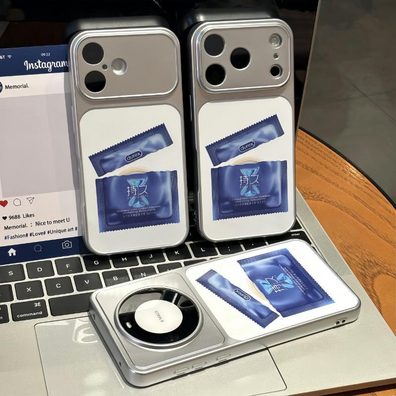 ins个性蓝套套适用苹果18promax手机壳iPhone16小米17华为mate80新款pura90防摔vivox300女opporeno16红米k90