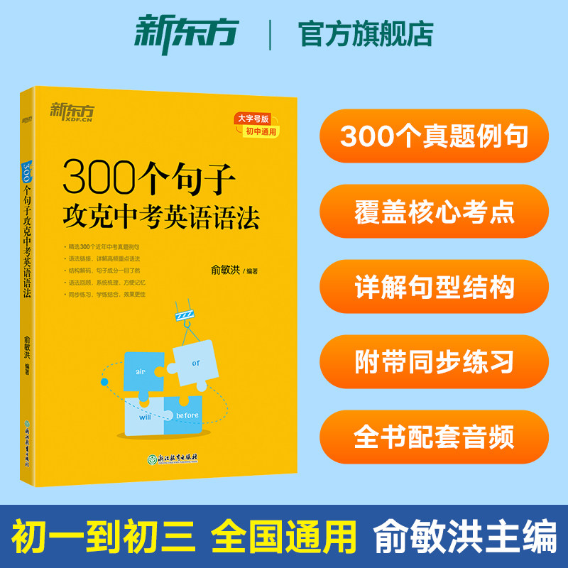 新东方300句攻克中考英语语法图片