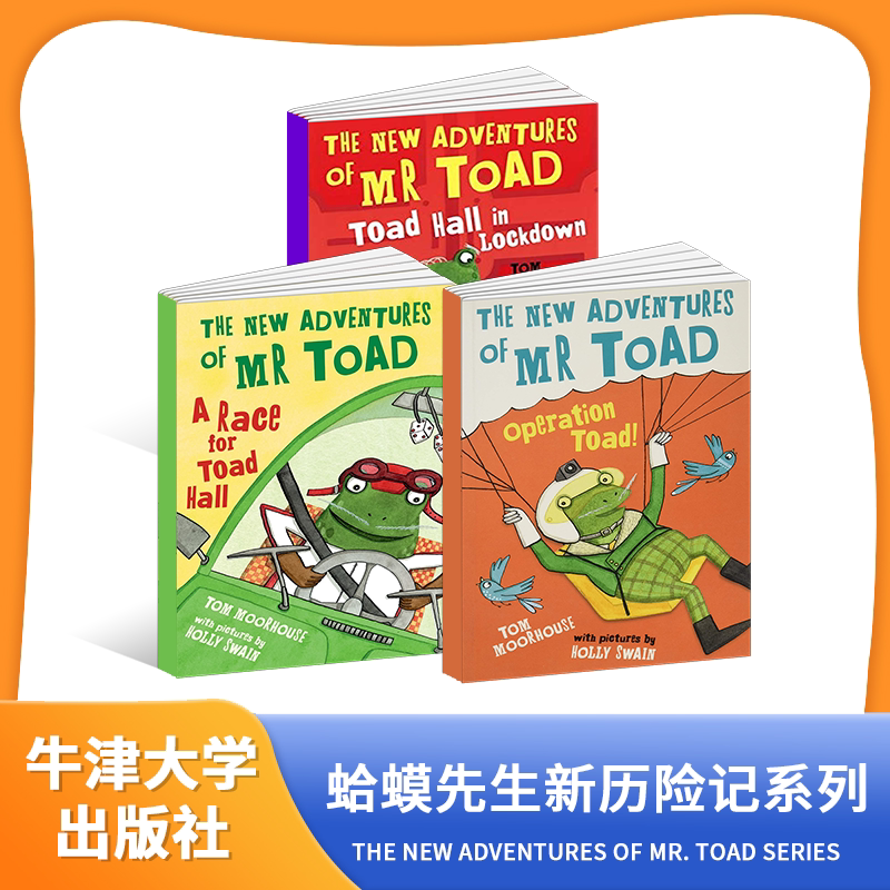 官方正版 蛤蟆先生新历险记系列THE NEW ADVENTURES OF MR.TOAD 牛津大学出版社英文原版书籍绘本儿童读物 英语初章书儿童启蒙经典图片