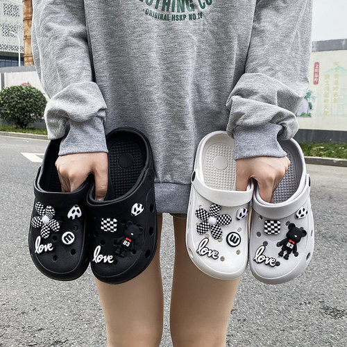 洞洞鞋拖鞋卡通镂空可爱eva材质