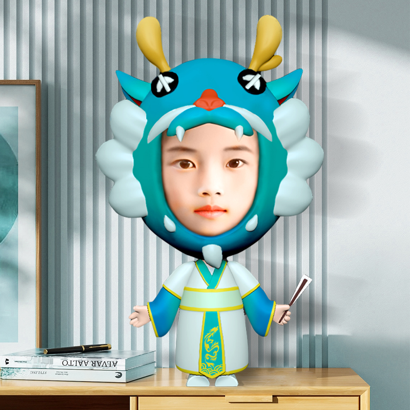 【十二生肖系列】小龙人一张照片私人订制专属手办创意礼物精选