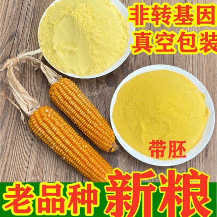 陕西宝鸡农村农家非转基因老品种尖货市面上找不到的老品种玉米面