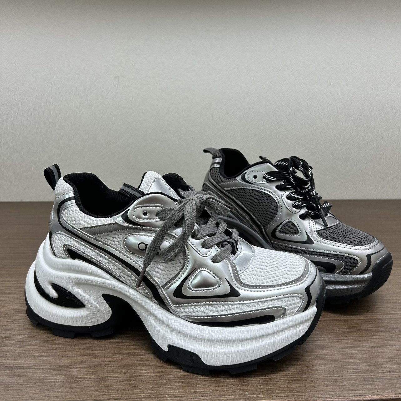 欧洲站女鞋子2026透气2025新小个子厚底增高休闲运动老爹鞋ins潮,女鞋,时尚休闲鞋,淘宝优惠券,粉丝福利购,淘宝优惠卷