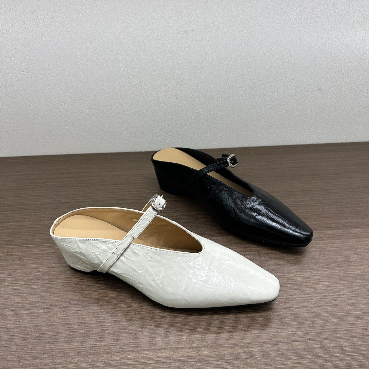 欧洲站内增高鞋子法式玛丽珍半拖鞋单鞋春夏一脚蹬女鞋包头凉拖鞋