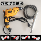 电动下水道疏通器通马桶厨房卫生间地漏头发堵塞疏通弹簧过弯软簧