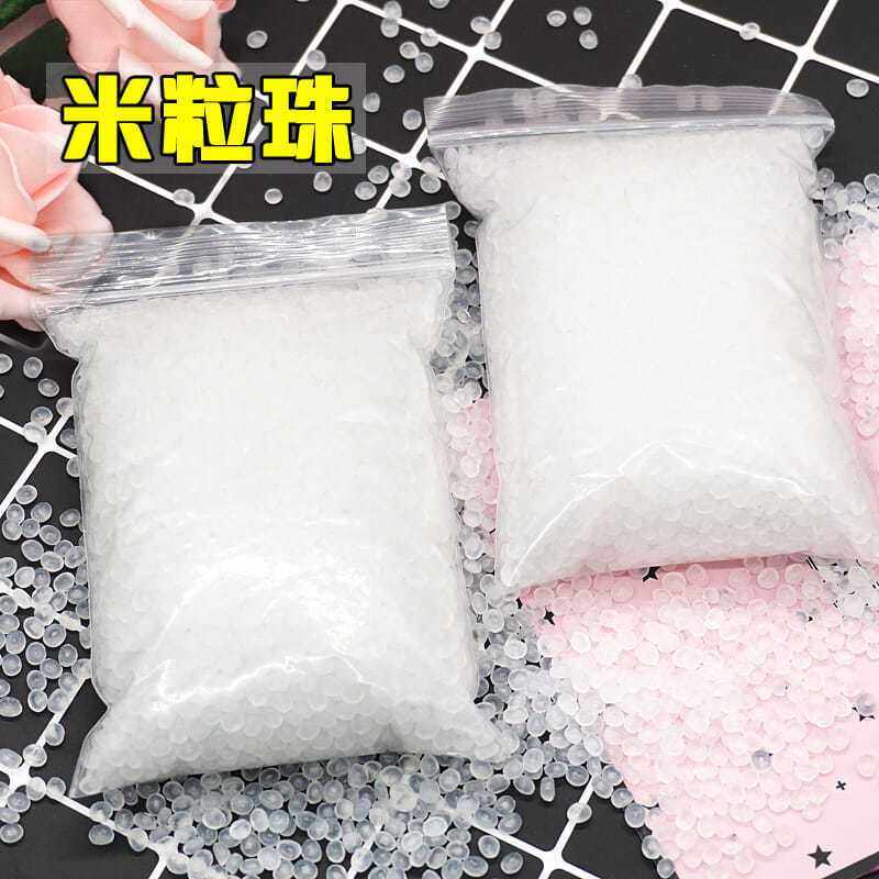 仿真大米史莱姆米粒珠手作球填充物吵吵球捏捏手工做泥米粒泥材料