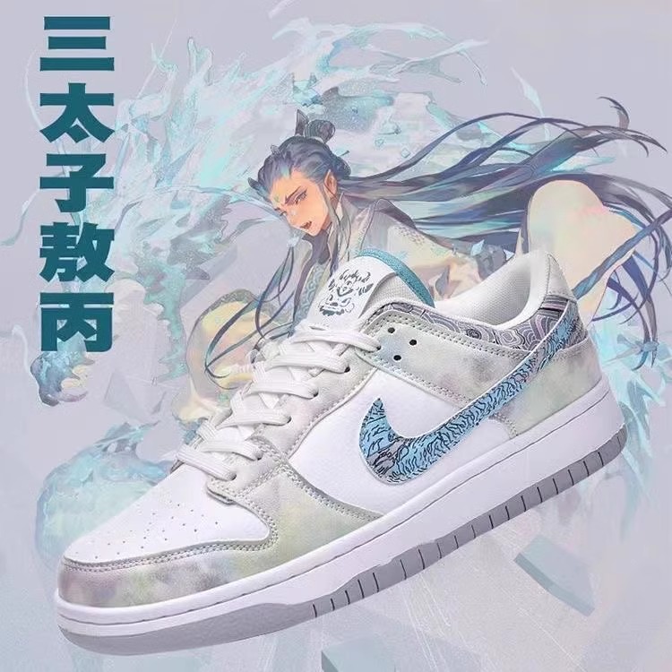 莆田aj男女童鞋dunksb三太子敖丙龙抬头真皮空军一号平板儿童板鞋