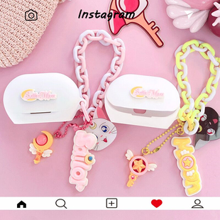 适用JBL Soungear ClipS琉璃扣开放式耳夹式蓝牙耳机保护壳JBL Clips琉璃扣可爱卡通一体式防摔硅胶软壳