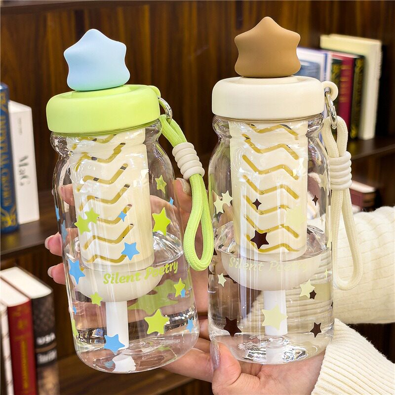 星语泡泡塑料杯高颜值茶