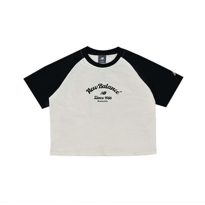 NEW BALANCE NB夏季女款短袖运动休闲圆领潮流时尚T恤NEF22202
