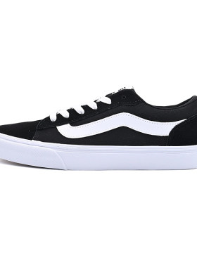 VANS范斯新款Vero LS经典黑色复古低帮街头男鞋板鞋VN000Y7HBA2