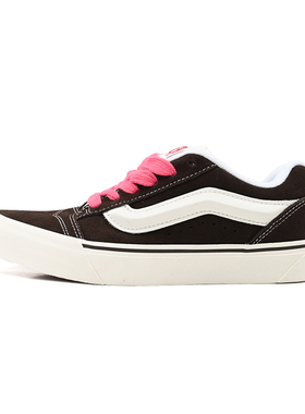 VANS范斯新款经典黑白粉拼色胖胖面包鞋男女休闲板鞋VN0009QCBF2