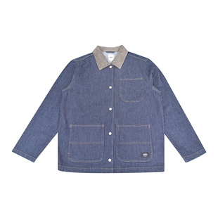 VANS范斯新款女子运动休闲夹克百搭潮流舒适牛仔外套VN000RVECRF