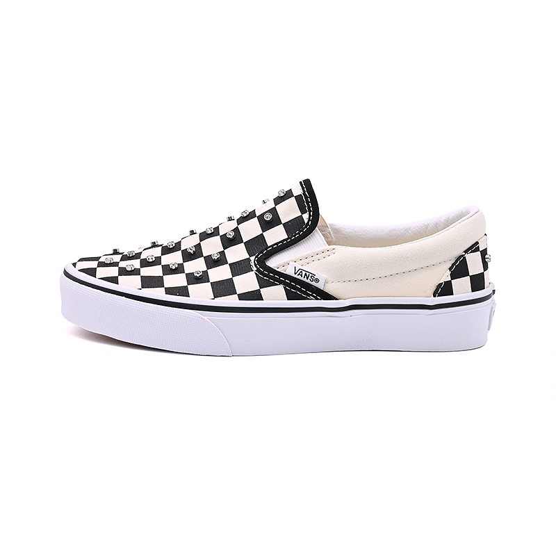 VANS范斯新款Classic Slip-On休闲一脚蹬棋盘格板鞋VN000D6YCJK