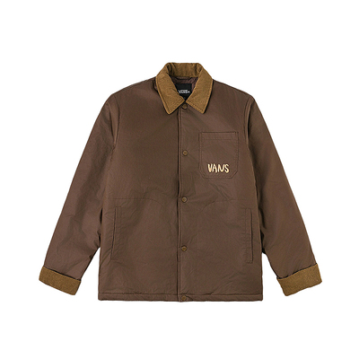 VANS范斯新款男子运动休闲棉夹克潮流百搭翻领外套VN000W57FST