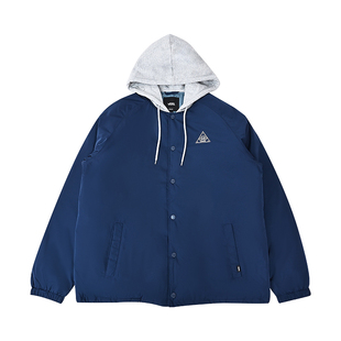 VANS范斯新款男子休闲羽绒服深夜蓝个性高街夹克外套VN000FBYLKZ