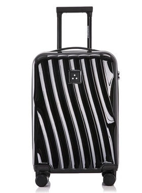 INNERSECT 潮牌 行李箱-IS581120男女通用旅行箱拉杆箱 黑色 20寸