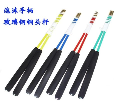 新款双轮空竹 初学轴承/定轴 空竹杆 专卖包邮