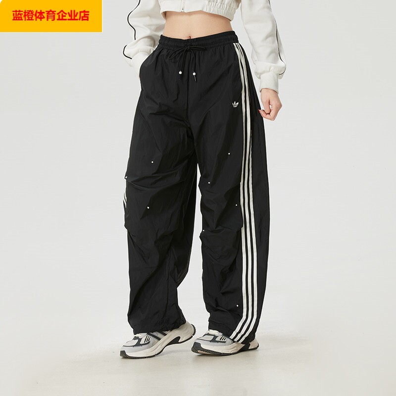阿迪达斯三叶草系列女裤2026新款运动裤P PANT 梭织长裤子KS2865