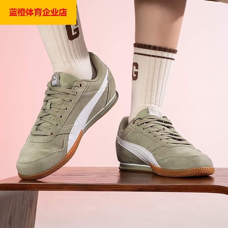 PUMA女鞋2025新款翻毛皮复古休闲鞋低帮轻便鞋子运动鞋402673